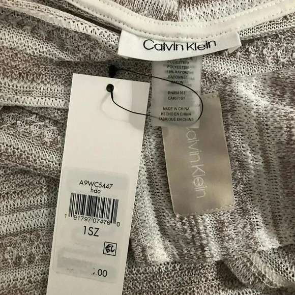 CALVIN KLEIN Long Cardigan Duster ONE SIZE NWT - Picture 11 of 11